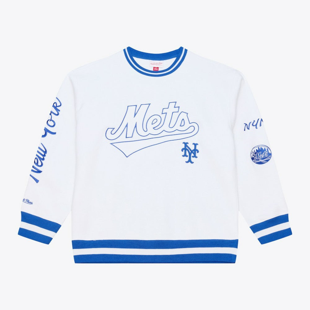 New York Mets Mitchell & Ness Arctic Fleece Sweatshirt On Sale