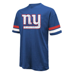 Cam Skattebo New York Giants Majestic Threads Oversized T-Shirt Royal - NFL