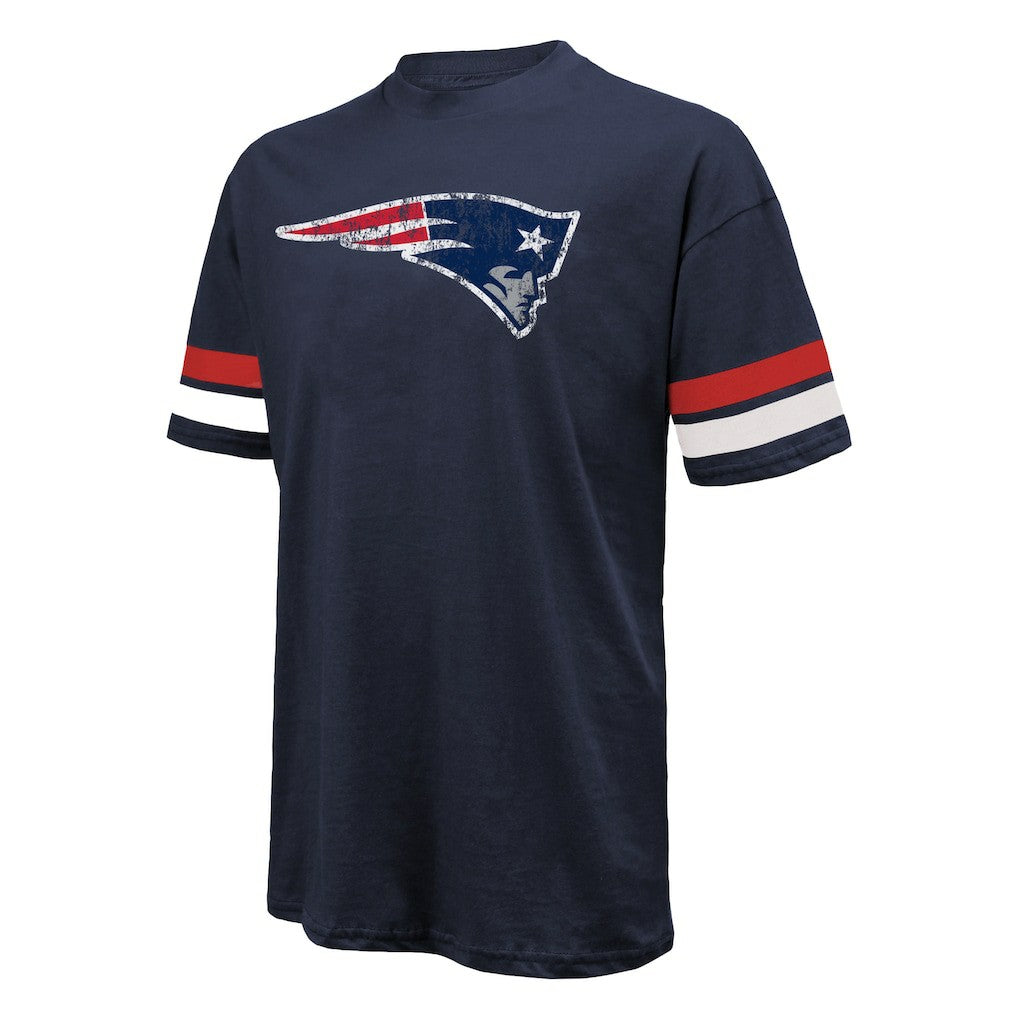 Drake Maye New England Patriots Majestic Threads Oversized T-Shirt Navy - NFL