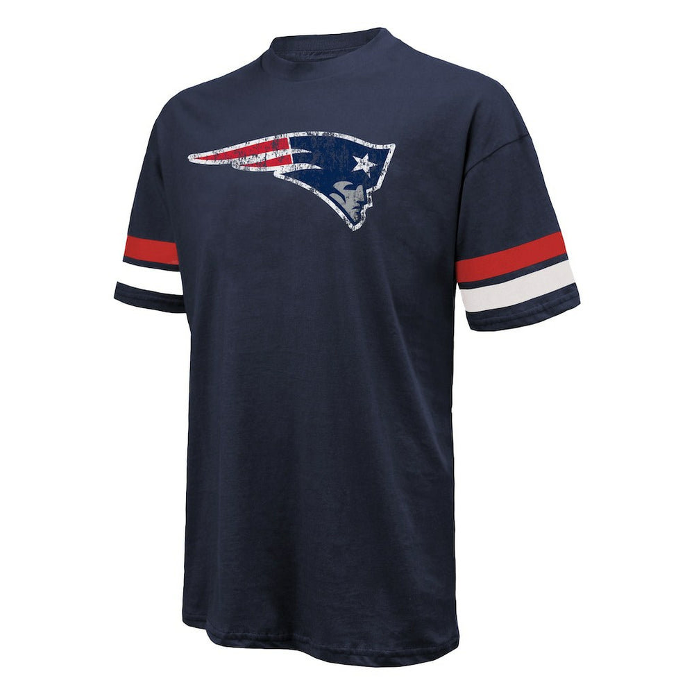 Drake Maye New England Patriots Majestic Threads Oversized T-Shirt Navy - NFL
