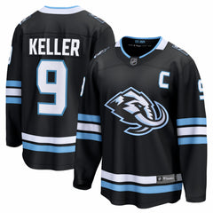 Clayton Keller Utah Mammoth - Fanatics Home Breakaway Jersey Black