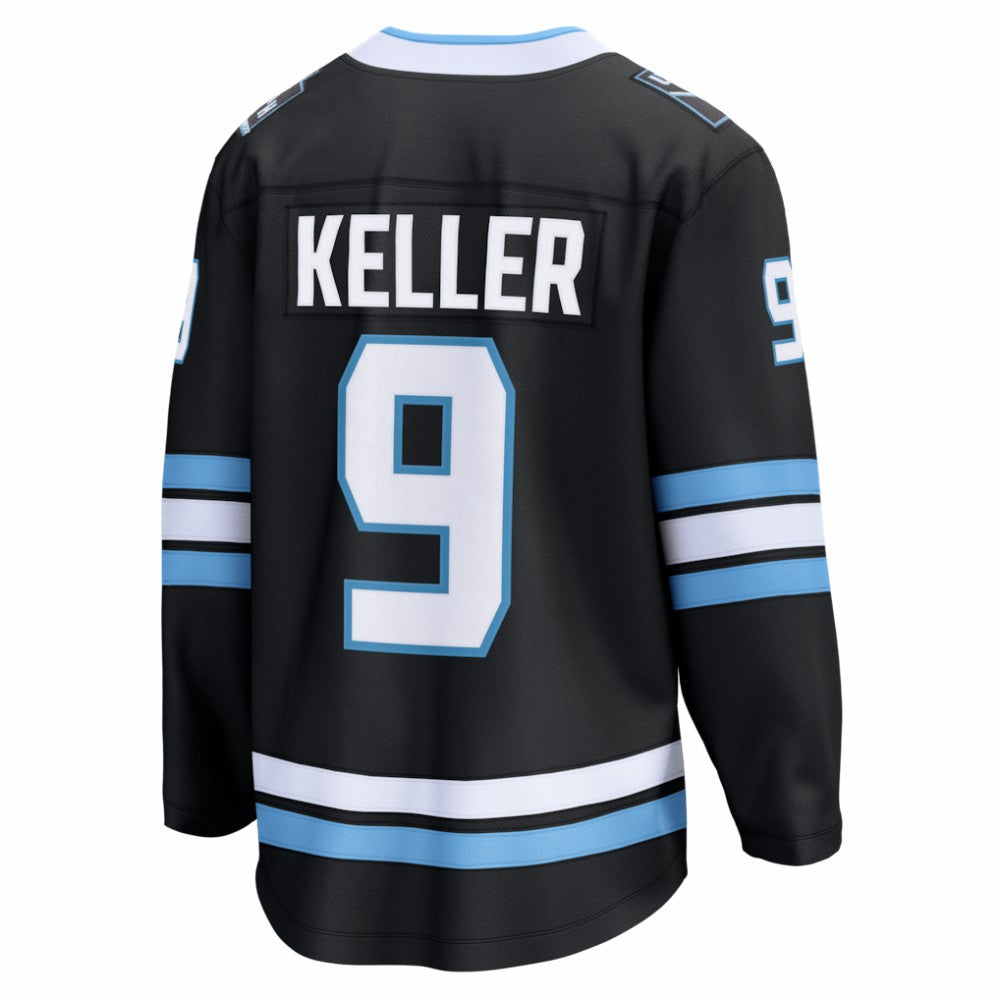 Clayton Keller Utah Mammoth - Fanatics Home Breakaway Jersey Black