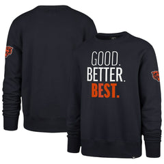 Chicago Bears '47 Good. Better. Best. Headline Sweatshirt Navy - 47 brand