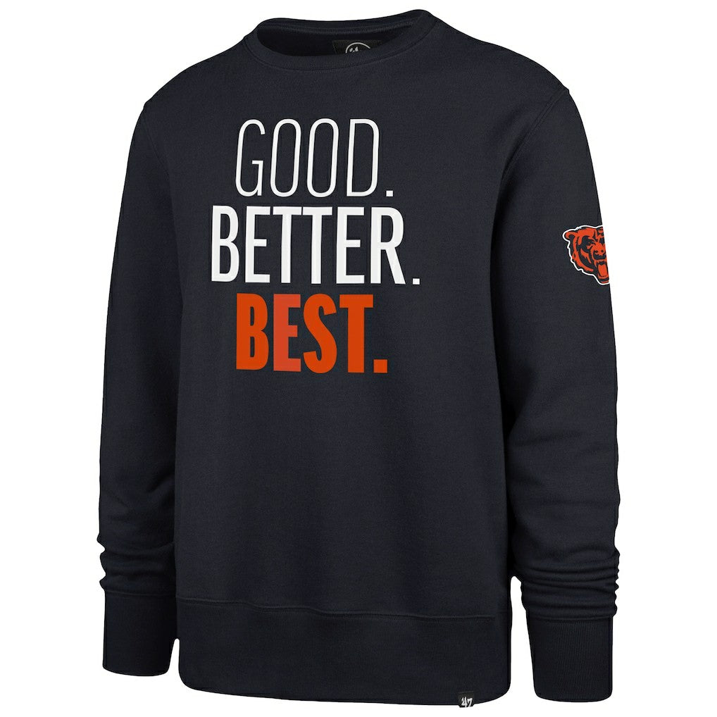 Chicago Bears '47 Good. Better. Best. Headline Sweatshirt Navy - 47 brand