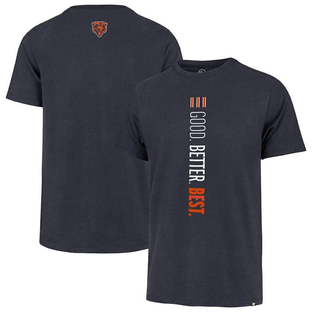 Chicago Bears '47 Good. Better. Best. Franklin T-Shirt Navy - 47 brand