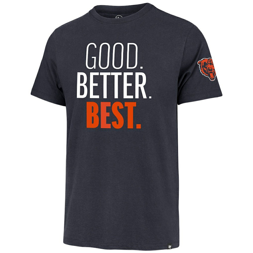 Chicago Bears '47 Good. Better. Best. Franklin T-Shirt Navy - 47 brand