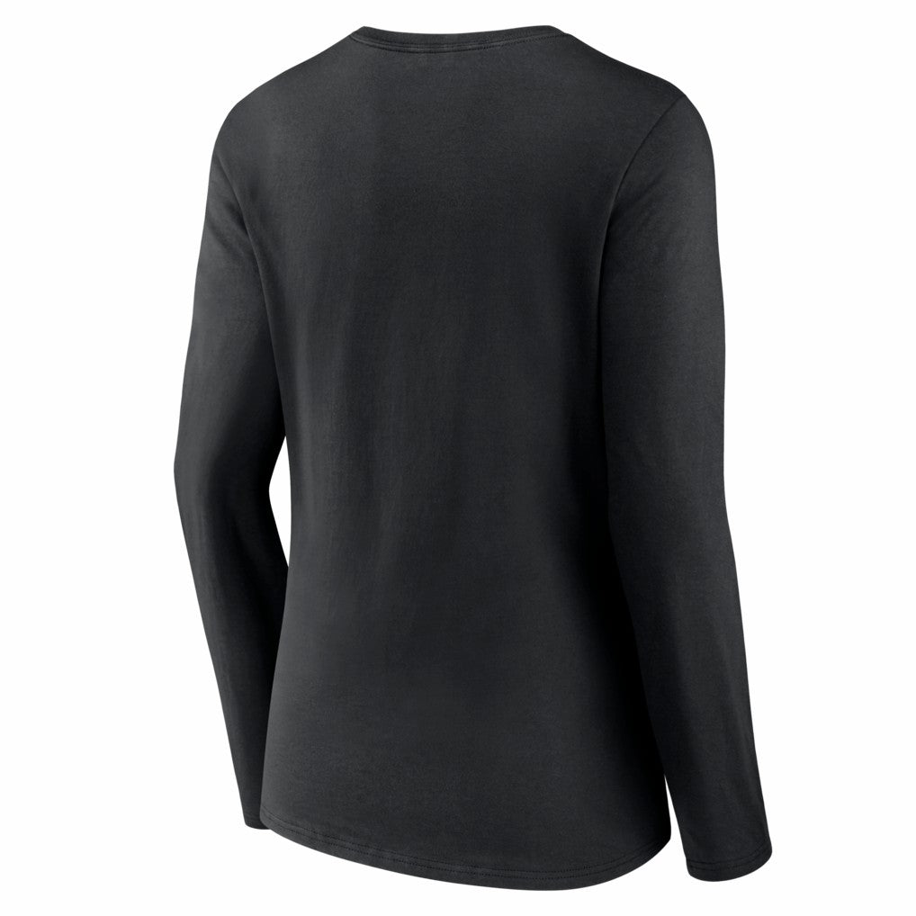 Arizona Cardinals Women's Hustle Long Sleeve V-Neck T-Shirt Black - NFL