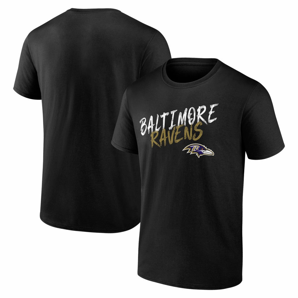 Baltimore Ravens Hustle T-Shirt Black - NFL