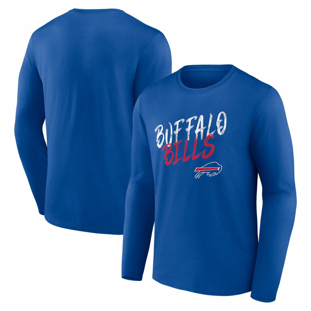 Buffalo Bills Hustle Long Sleeve T-Shirt Royal - NFL