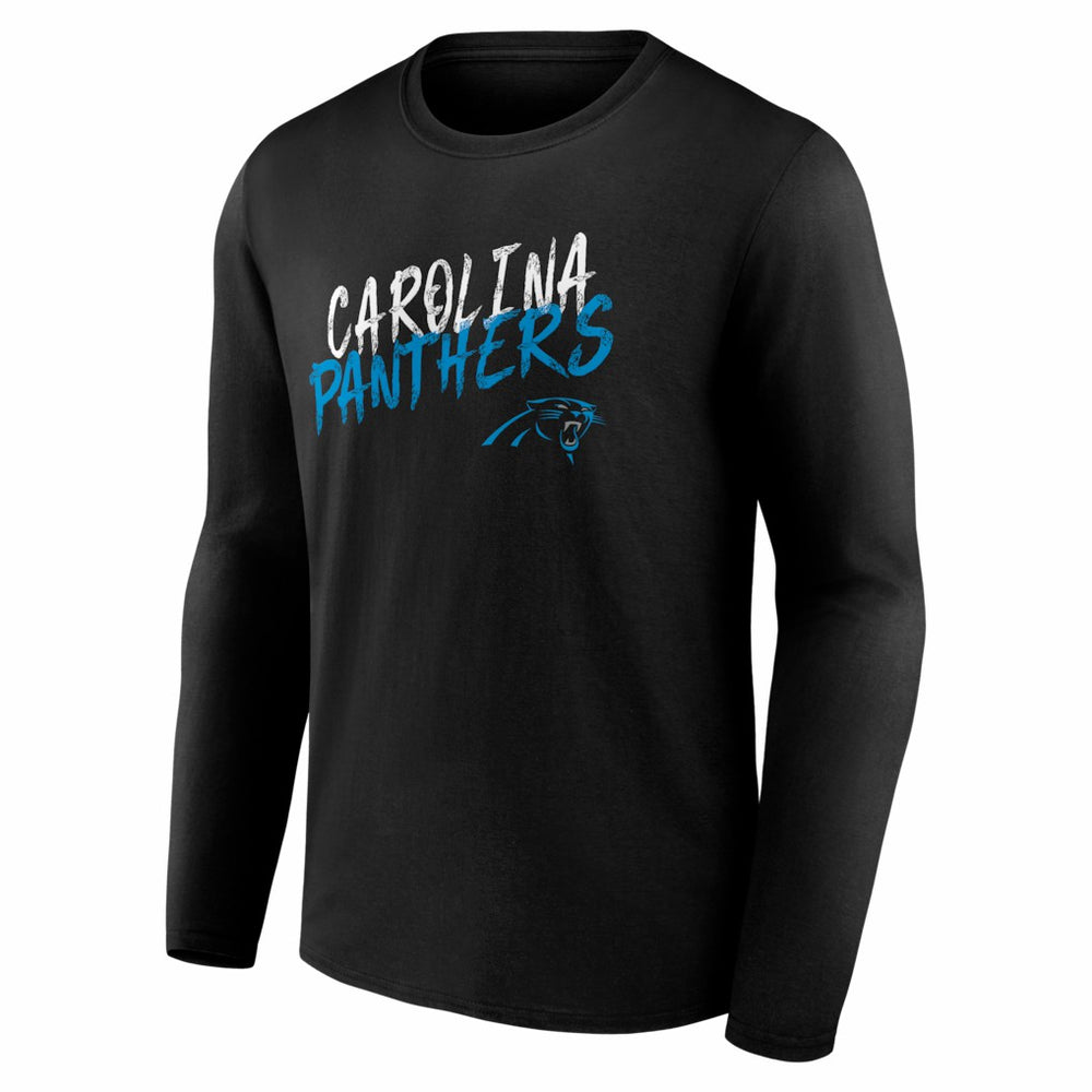 Carolina Panthers Hustle Long Sleeve T-Shirt Black - NFL