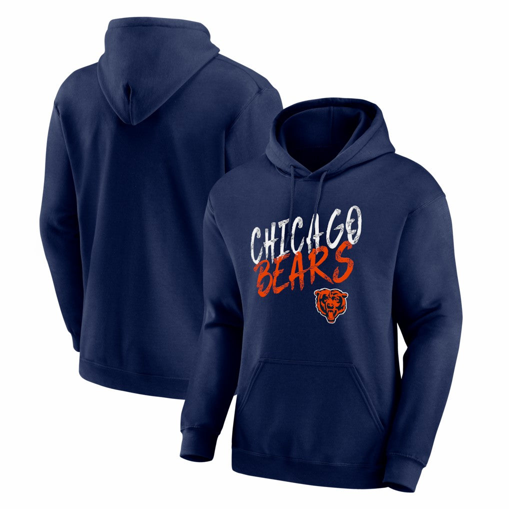 Chicago Bears Hustle Hoodie Navy - NFL