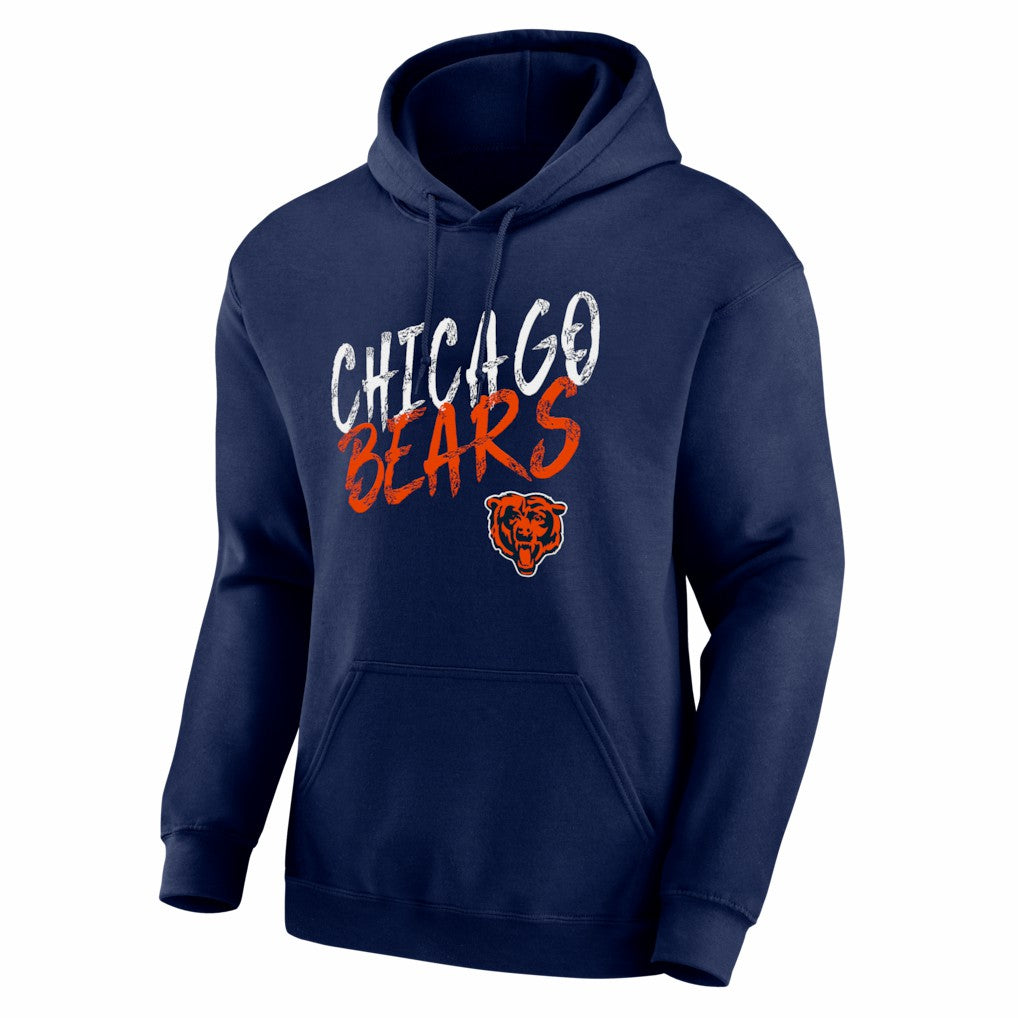 Chicago Bears Hustle Hoodie Navy - NFL
