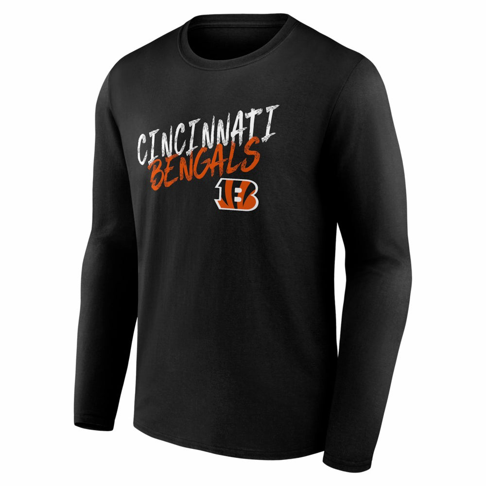 Cincinnati Bengals Hustle Long Sleeve T-Shirt Black - NFL