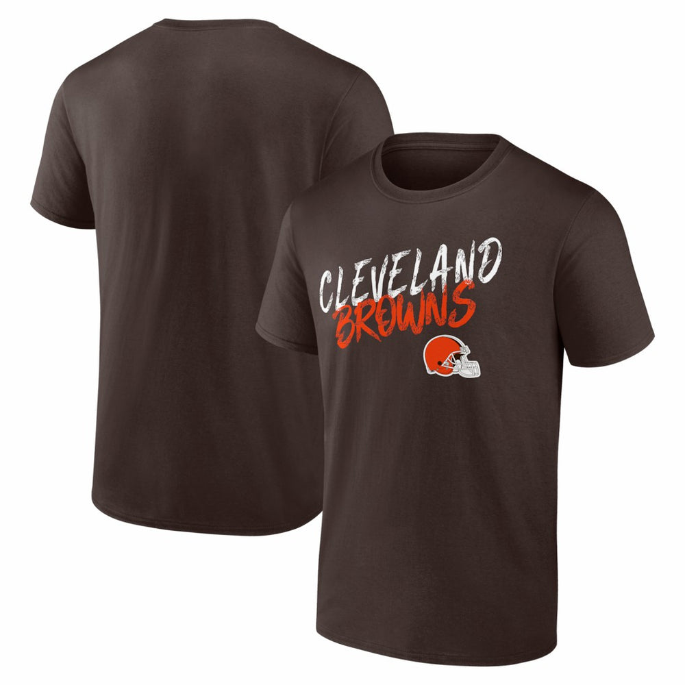 Cleveland Browns Hustle T-Shirt Brown - NFL