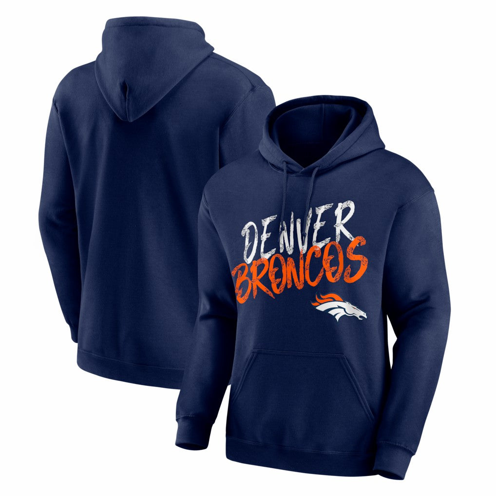 Denver Broncos Hustle Hoodie Navy - NFL