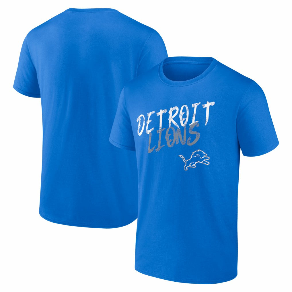 Detroit Lions Hustle T-Shirt Blue - NFL