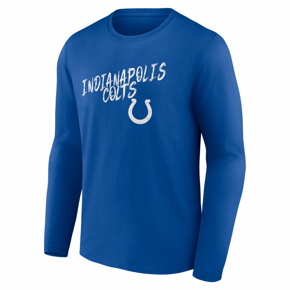 Indianapolis Colts Hustle Long Sleeve T-Shirt Royal - NFL