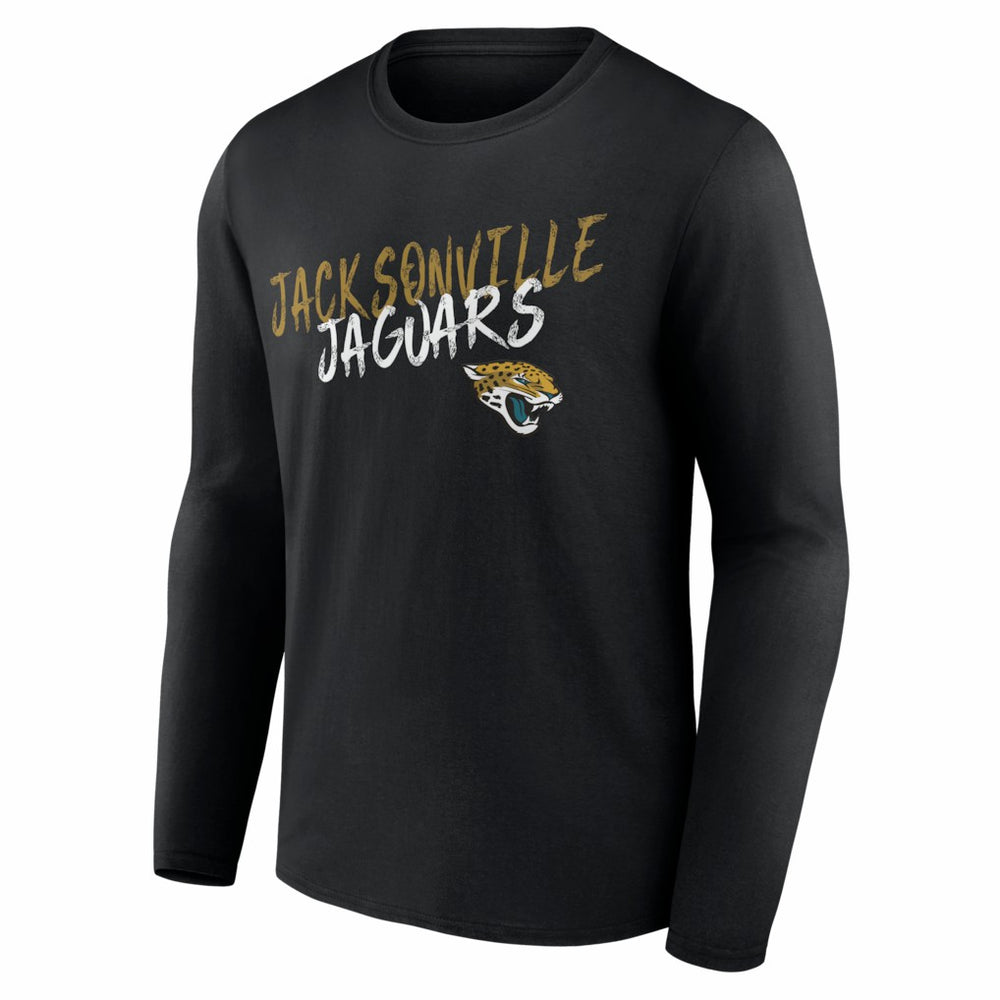 Jacksonville Jaguars Hustle Long Sleeve T-Shirt Black - NFL