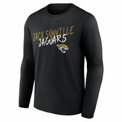 Jacksonville Jaguars Hustle Long Sleeve T-Shirt Black - NFL