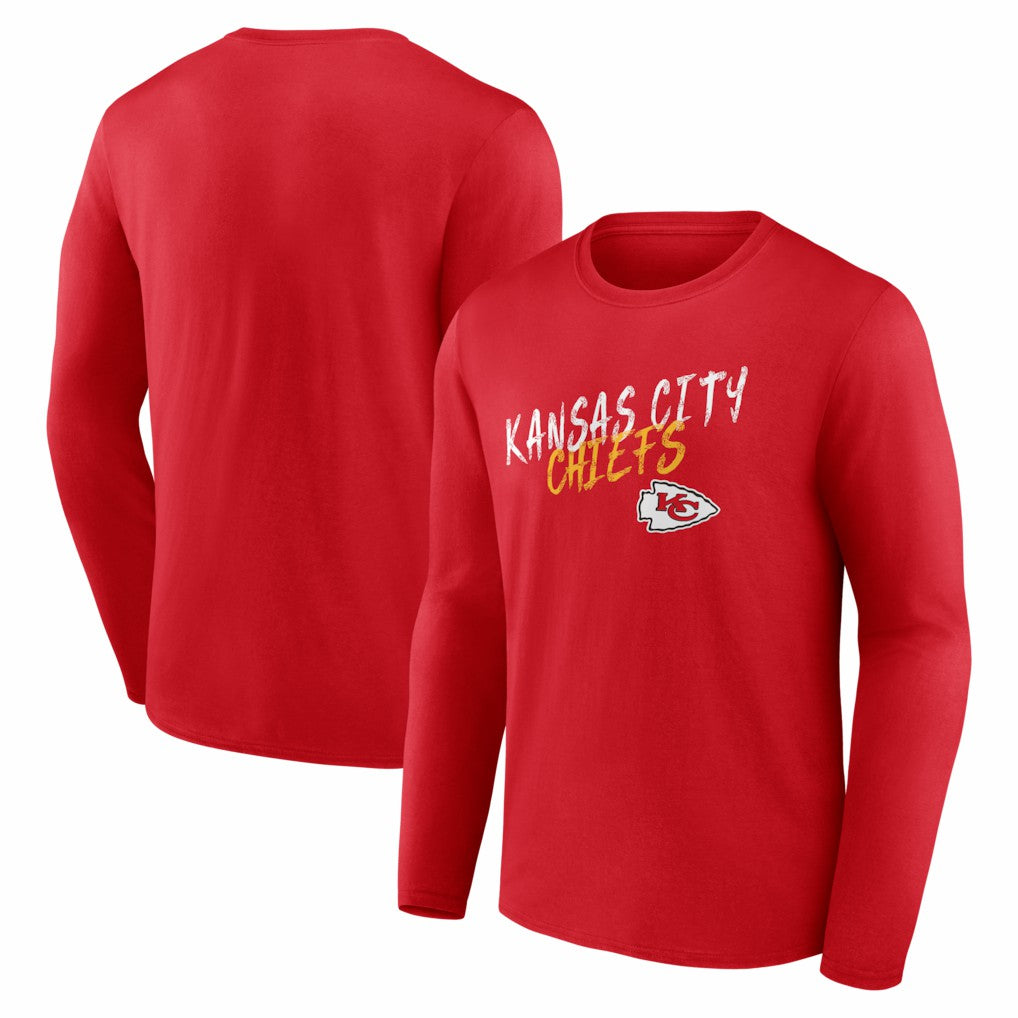 Kansas City Chiefs Hustle Long Sleeve T-Shirt Red - NFL
