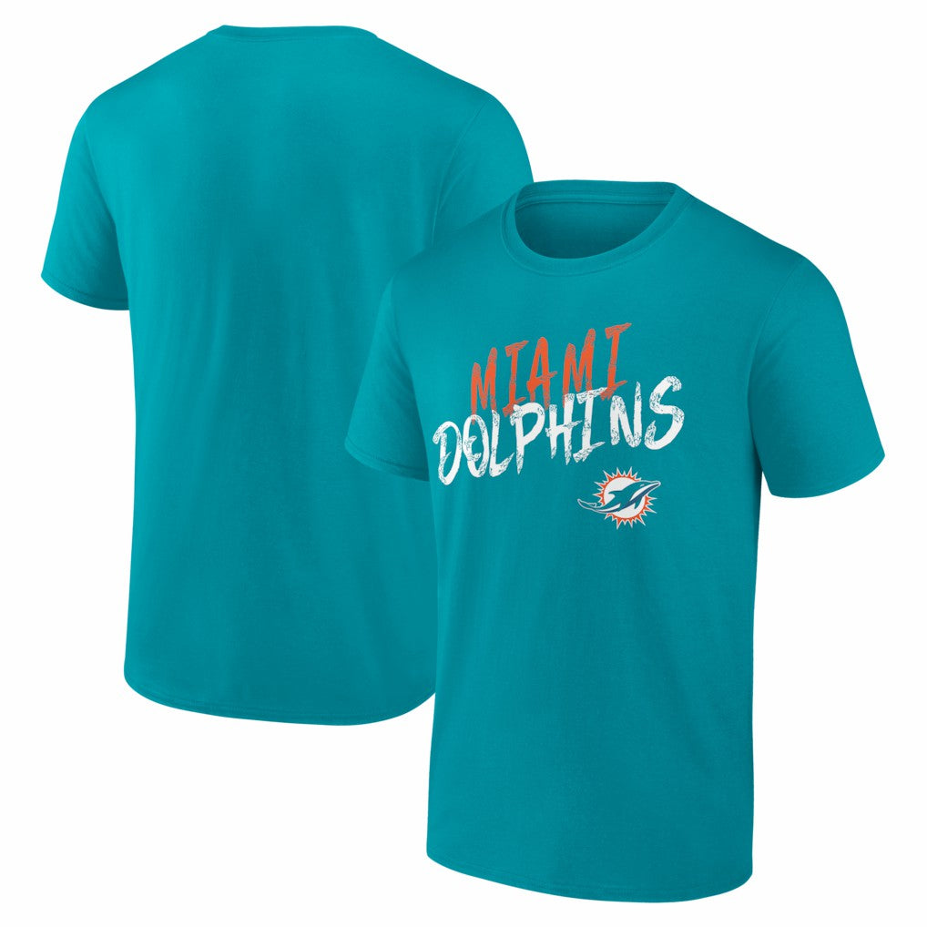 Miami Dolphins Hustle T-Shirt Aqua - NFL