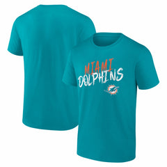 Miami Dolphins Hustle T-Shirt Aqua - NFL