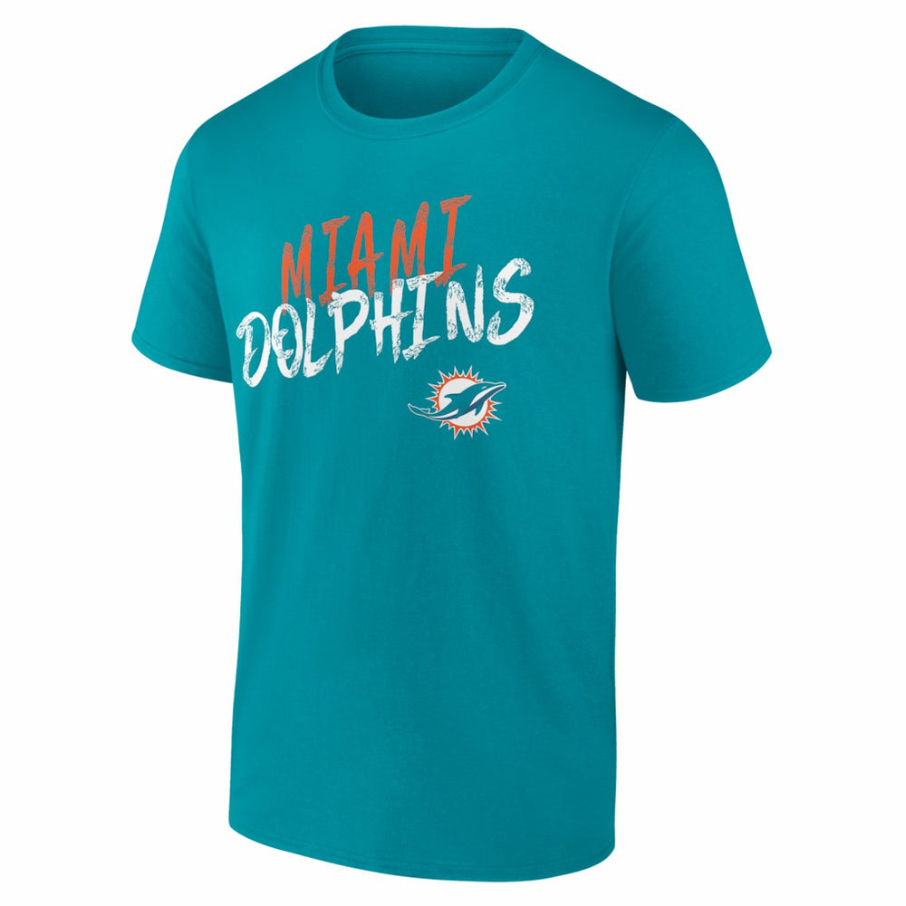 Miami Dolphins Hustle T-Shirt Aqua - NFL
