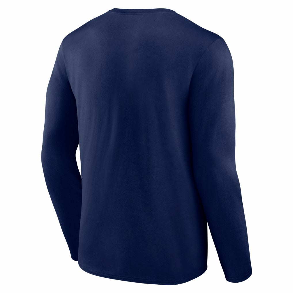 New England Patriots Hustle Long Sleeve T-Shirt Navy - NFL