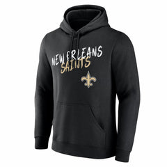 New Orleans Saints Hustle Hoodie Black - NFL