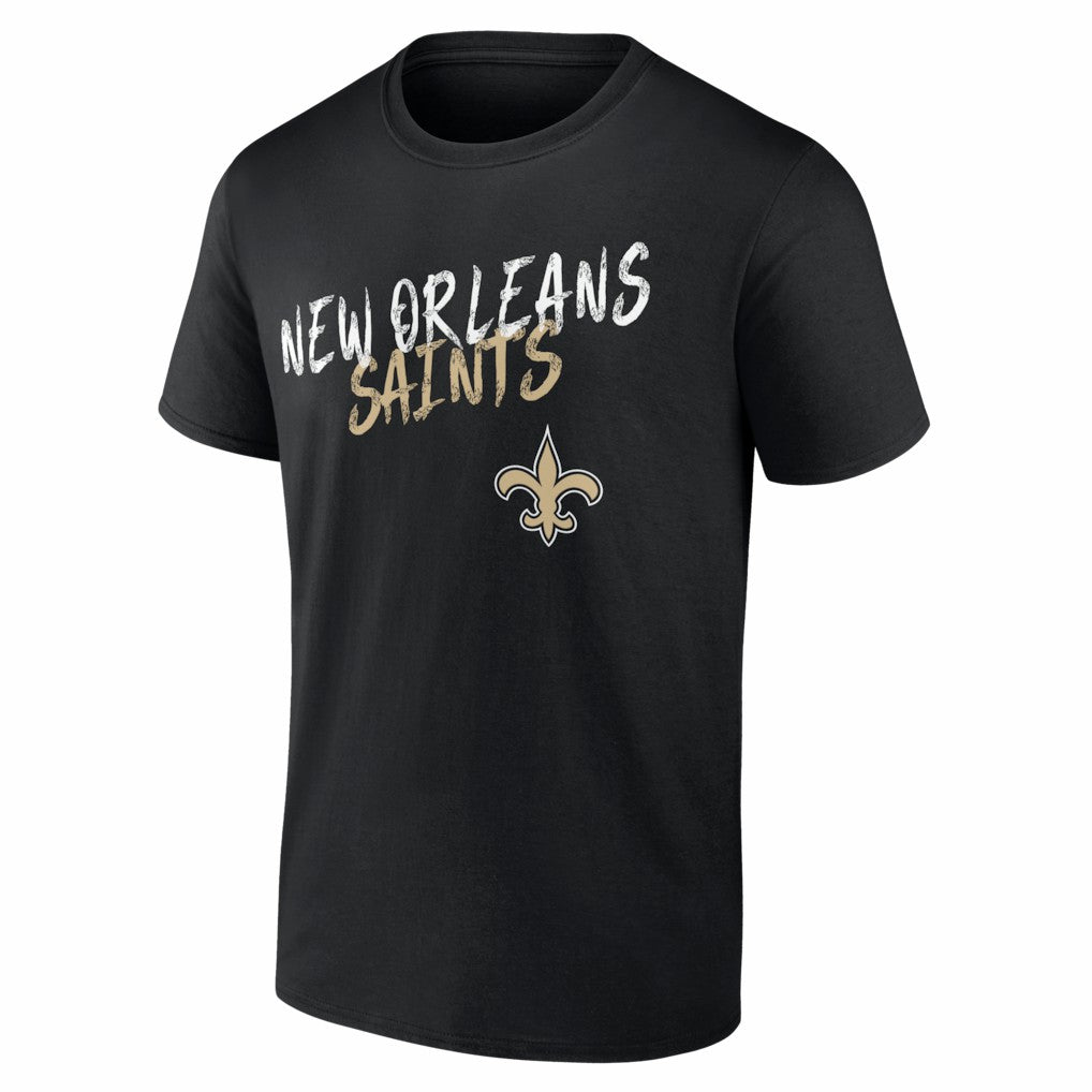 New Orleans Saints Hustle T-Shirt Black - NFL