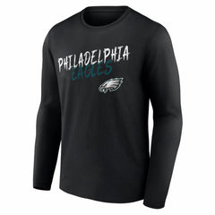 Philadelphia Eagles Hustle Long Sleeve T-Shirt Black - NFL