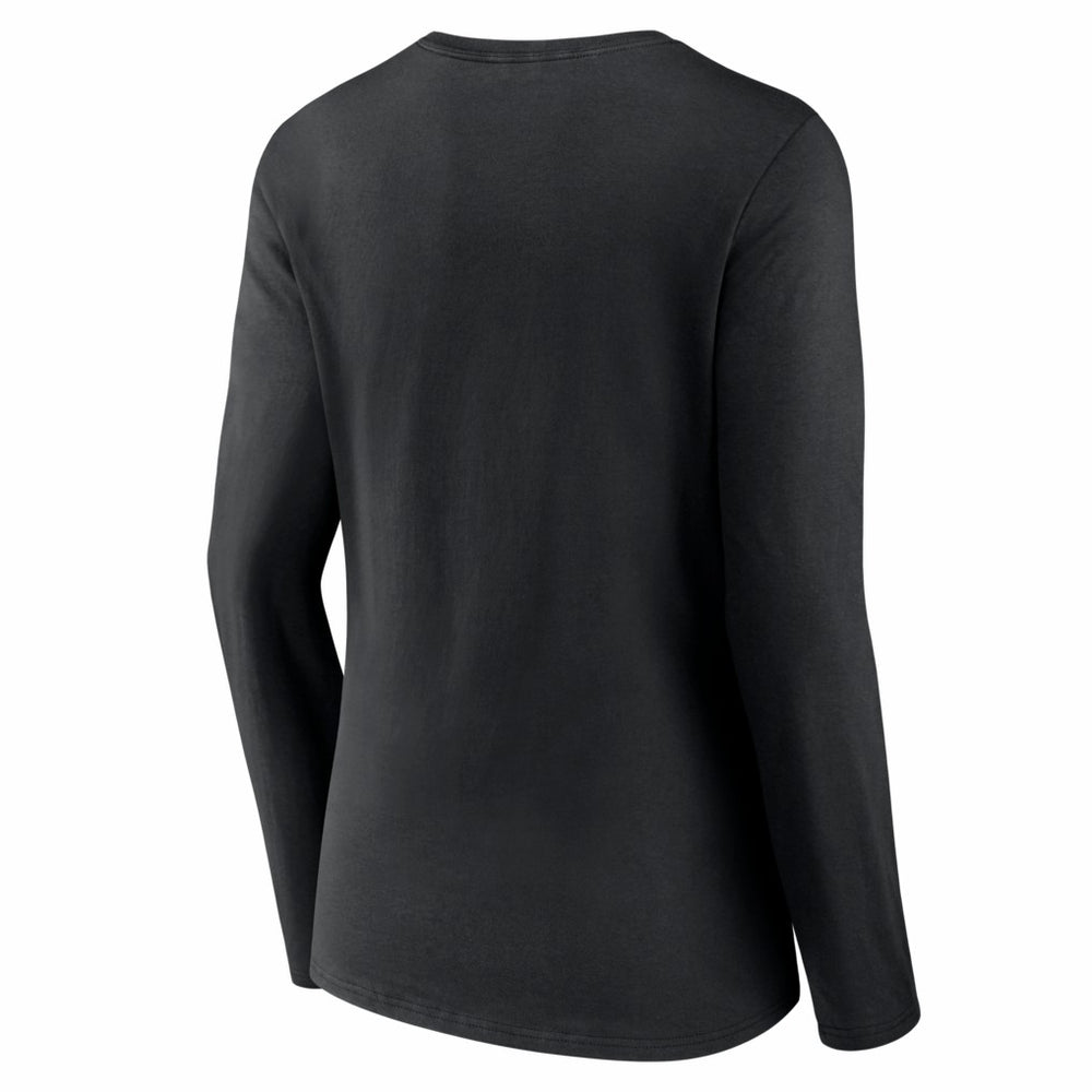 Pittsburgh Steelers Women's Hustle Long Sleeve V-Neck T-Shirt Black - NFL