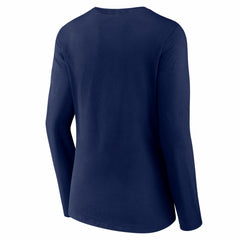 Seattle Seahawks Women's Hustle Long Sleeve V-Neck T-Shirt College Navy - NFL
