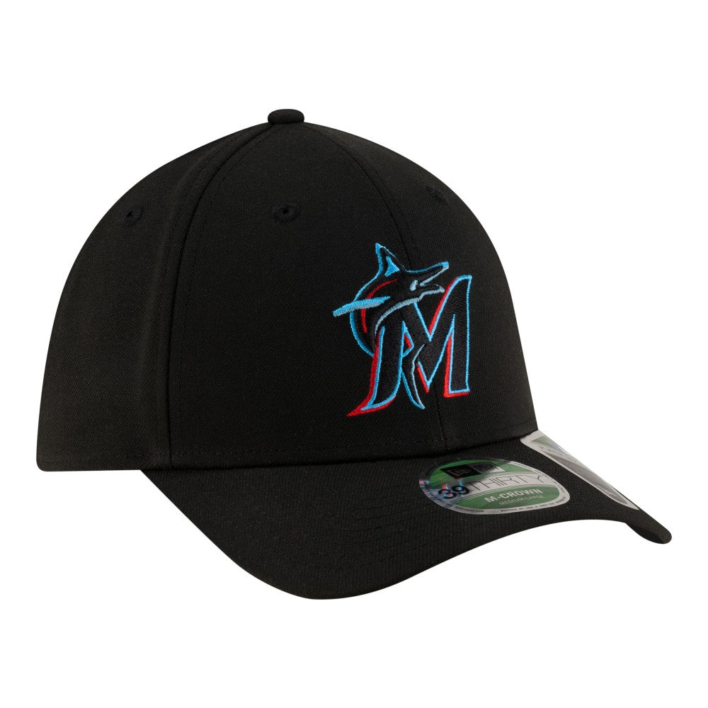 Miami Marlins New Era Player Replica 39THIRTY M-Crown Flex Hat Lifestyle