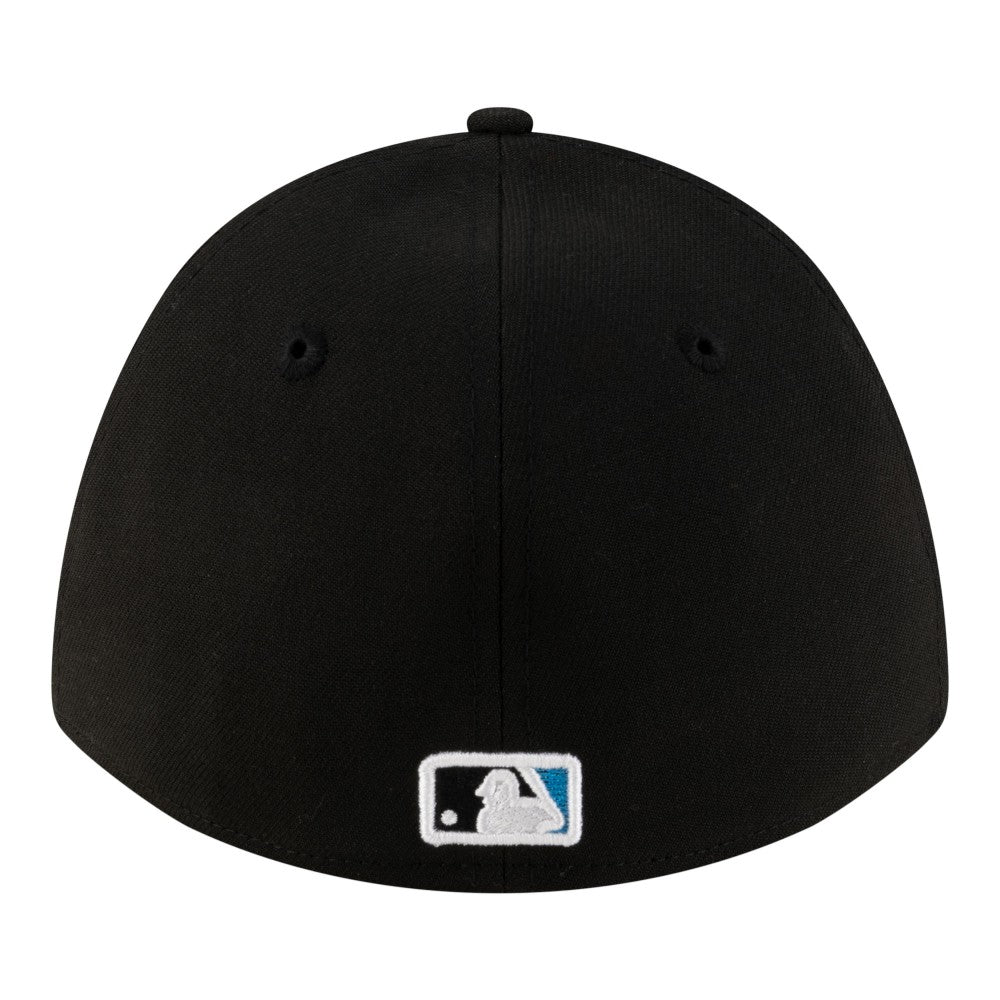 Miami Marlins New Era Player Replica 39THIRTY M-Crown Flex Hat Lifestyle