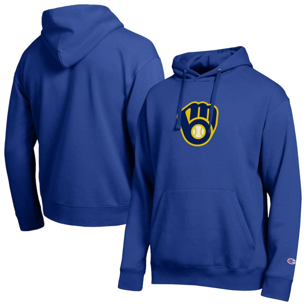 Milwaukee Brewers Champion All Star Embroidered Logo Hoodie On Sale