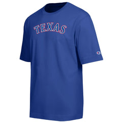 Texas Rangers Champion All Star Chenille Wordmark T-Shirt On Sale