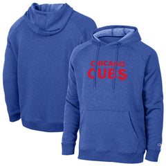 Chicago Cubs Champion Triumph Tri-Blend Raglan Hoodie Clearance