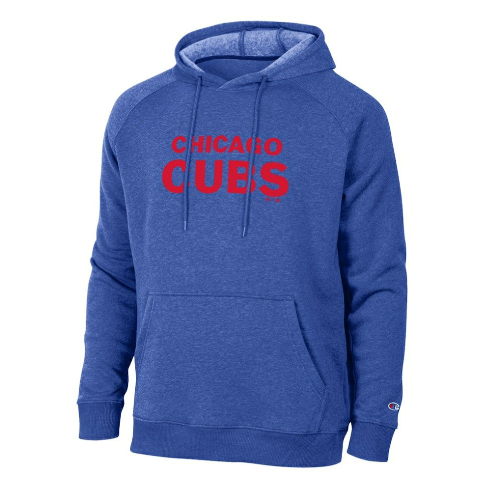 Chicago Cubs Champion Triumph Tri-Blend Raglan Hoodie Clearance