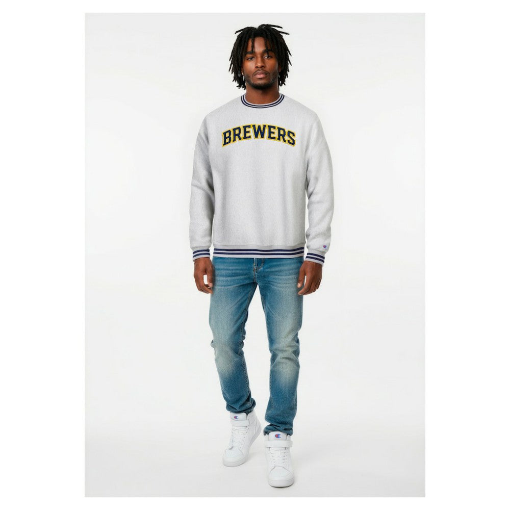 Milwaukee Brewers Champion Reverse Weave Sweatshirt Clearance