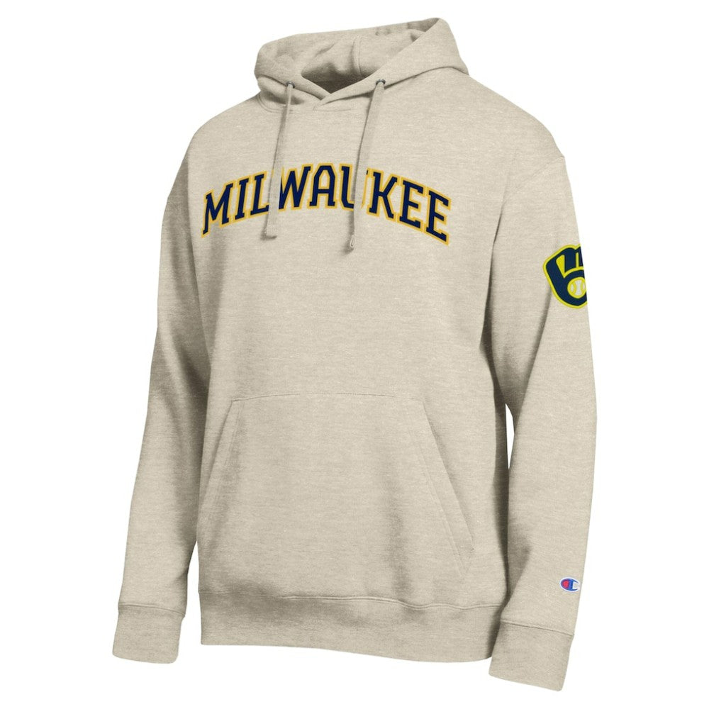 Milwaukee Brewers Champion All Star Chenille Patch Hoodie Online