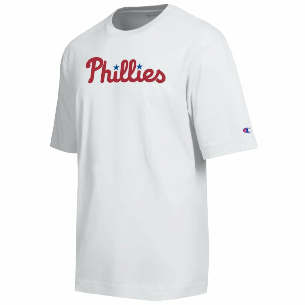 Philadelphia Phillies Champion All Star Arched Chenille Wordmark T-Shirt Near Me