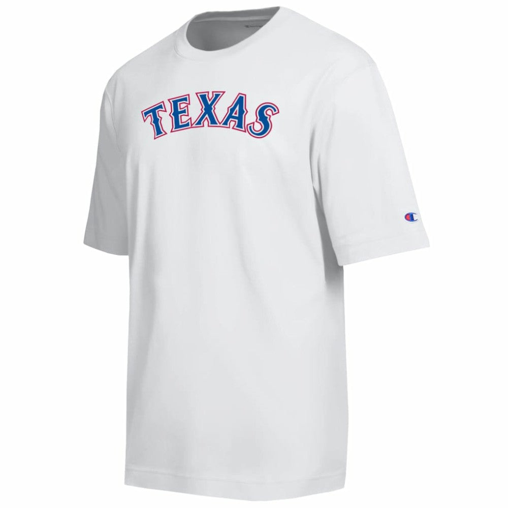 Texas Rangers Champion All Star Arched Chenille Wordmark T-Shirt Sale