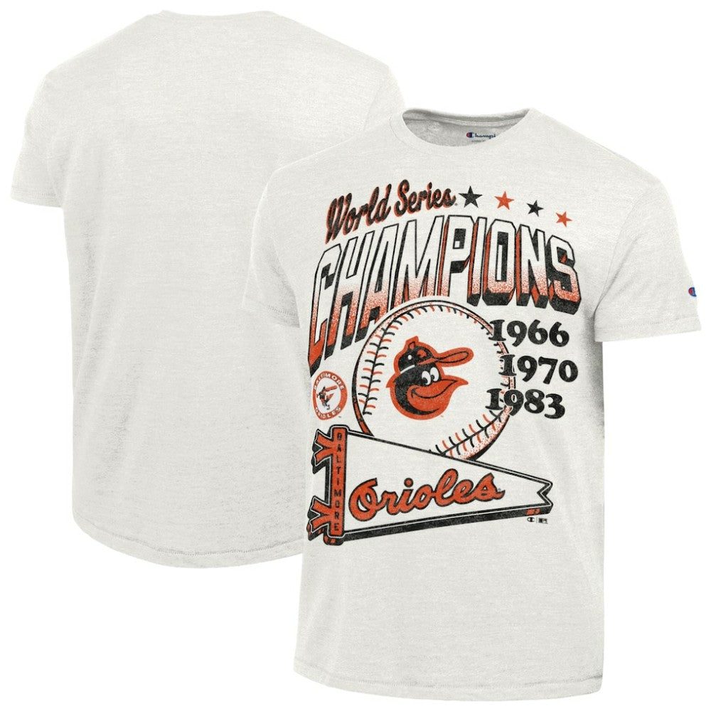 Baltimore Orioles Champion Winning Tradition Cooperstown Tri-Blend T-Shirt On Sale