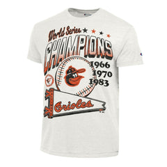 Baltimore Orioles Champion Winning Tradition Cooperstown Tri-Blend T-Shirt On Sale
