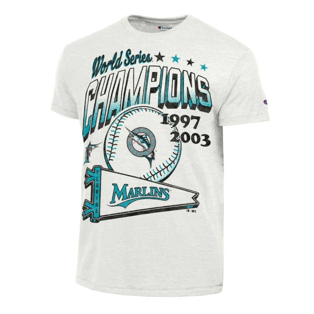 Miami Marlins Champion Winning Tradition Cooperstown Tri-Blend T-Shirt for sale