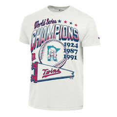 Minnesota Twins Champion Winning Tradition Cooperstown Tri-Blend T-Shirt discount