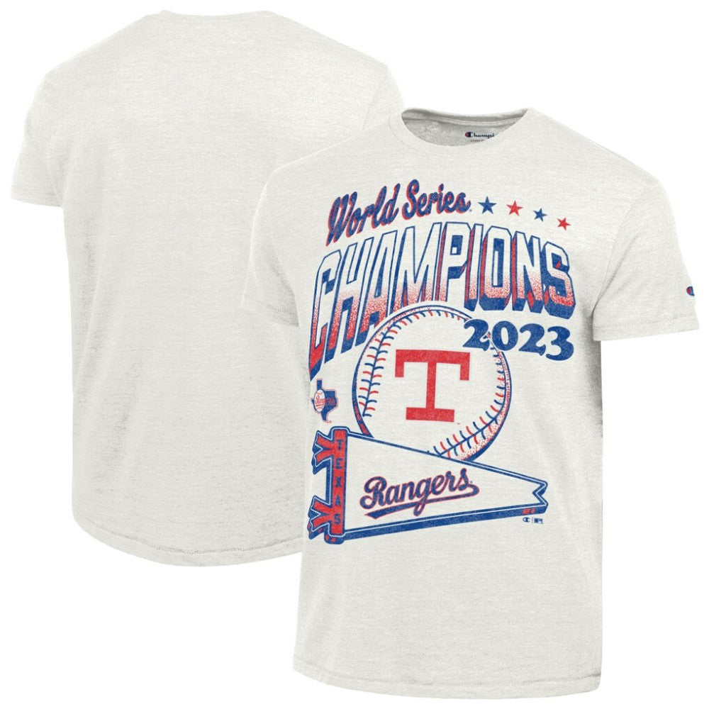 Texas Rangers Champion Winning Tradition Cooperstown Tri-Blend T-Shirt Lifestyle