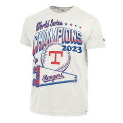 Texas Rangers Champion Winning Tradition Cooperstown Tri-Blend T-Shirt Lifestyle