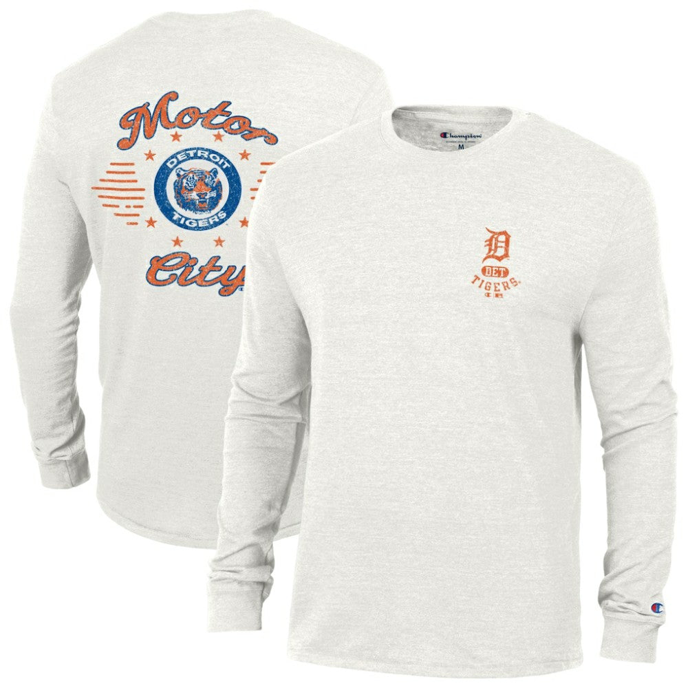 Detroit Tigers Champion Cooperstown Winning Tradition Tri-Blend Long Sleeve T-Shirt discount